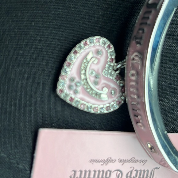 Pink and Silver Juicy Couture Bangle Bracelet - Picture 2 of 4